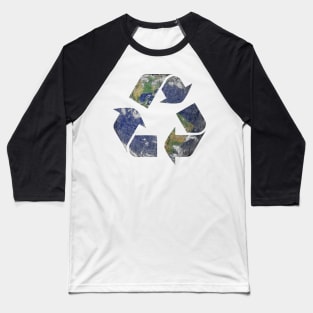 Planet Earth Day Recycle Reduce Reuse for Earth Lover Gifts Baseball T-Shirt